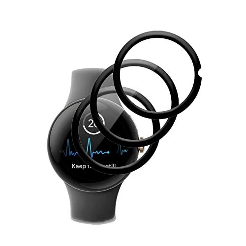 Compatible avec le protecteur d'écran de la Google Pixel Watch, film de protection d'écran HD incurvé à couverture complète pour la Google Pixel Watch (3 pièces) Cover