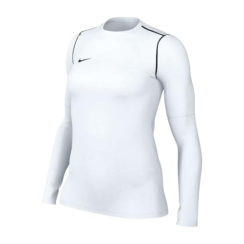 Nike FJ3006-100 W NK DF PARK20 Crew Top R Sweatshirt Mujer White/Black/Black Tamaño L