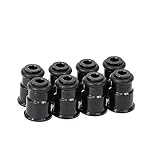 Michigan Motorsports Black 40mm to 48mm, 14mm Fuel Injector Adapter Spacers | LS2 to LS1 Intake & LS3 to Truck Intake Conversion | Quality Fitment & Performance