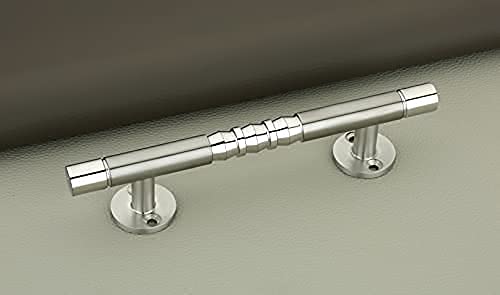 Nixnine Stainless Steel Round Main Door Handle/Door Handle Pull, for Bathroom Handle Cabinet, Drawer, Kitchen, Cupboard, Door, Chrome Finish (8 Inch) Pack of 1, (B093Y6G3P1) Amazon Price History, Amazon Price Tracker
