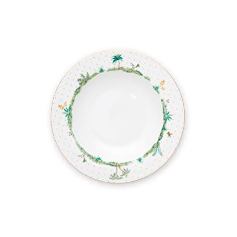 PiP Studio Deep Plate Jolie Dots Gold 21.5cm Cover
