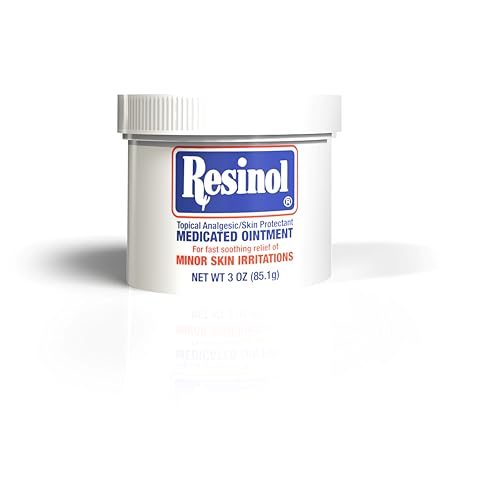 Image of Resinol Medicated Ointment for Pain Relief and Protection of Skin Irritations, 3.3 Ounce (Pack of 1)
