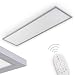 Produktbild LED Panel Colminy, dimmbare Deckenleuchte aus Metall/Kunststoff in Weiß, 35 Watt, 3000 Lumen, Lichtfarbe 2700-6000 Kelvin, längliches Deckenpanel in flachem Design mit Fernbedienung
