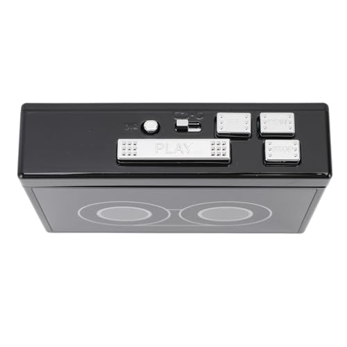 SIXRUN Kassettenspieler, MP3 Kassettenspieler mit Auto Reverse und FM-Radio, USB-Kassette zu MP3 Konverter für Vintage-Musikliebhaber und Band-Digitalisierung (A)