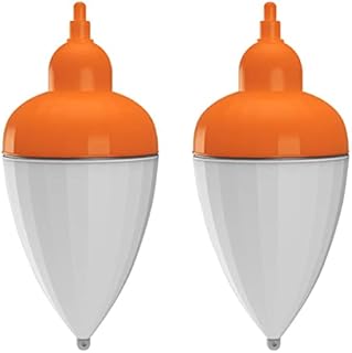 Conskyee Lighted Bobbers for Night Fishing, Glow in The Dark Light up Bobbers(1-3/4oz, Pack of2)