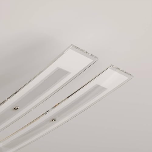 Luminaire de plafond LED Jarda moderne en verre transparent - 6