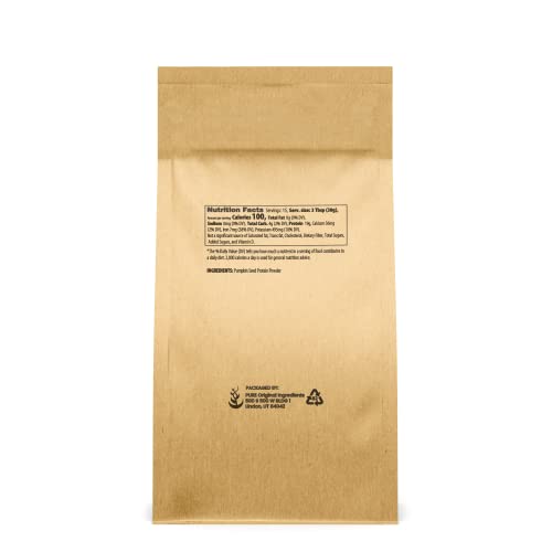 PURE ORIGINAL INGREDIENTS Pumpkin Seed Vegan Protein Powder (1 lb) Nutty Flavor, Breads & Smoothies - Image 3