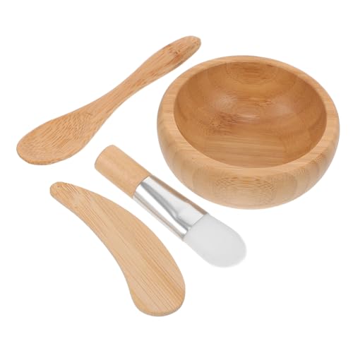 minkissy Clay Mask Mixing Bowl Set Beauty Accessory Kit Face Mask Bowl Applicator