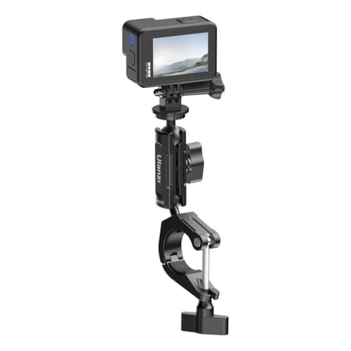 ULANZI GoPro/Insta360 Eylem Kameralar Için Bisiklet/Motosiklet Gidon Kelepçe Dağı