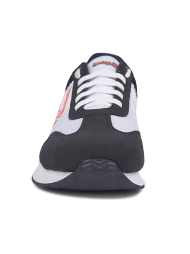 Image of Liberty LEAP7X BACKAM-1E Casual Shoes for Men with PU Upper | EVA Sole Coloured Lacing Sneakers | Soft & Comfortable Footbed | Memory Foam Insole | Quick-Wear Elastic Laces | Stylish & Modern