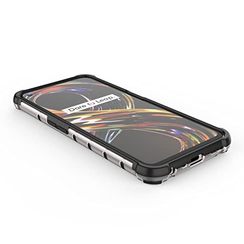 Image of Glasgow Back Case Cover Designed for Realme 8i / Realme Narzo 50 - Black