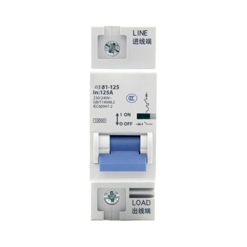 Disjoncteur miniature de forte puissance 80A 1P B1-125 haute performance