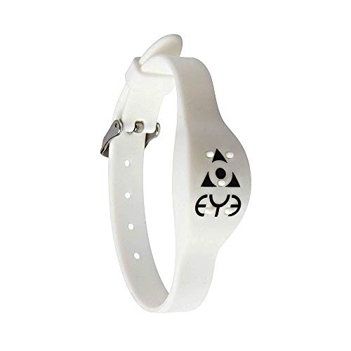 THEYE - Pulsera Repelente antimosquitos - Ajustable - Blanco