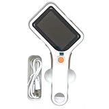 Doté d'un écran de 7,6 cm et d'un grossissement de 500x, ce microscope numérique portable offre une observation des détails complexes, amélioré par 8 lumières LED réglables pour les pièces de monnaie, les timbres et les spécimens biologiques