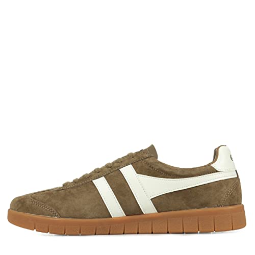 Image of Gola Men's Hurricane Suede Tobacco /Off-White /Gum 9 M