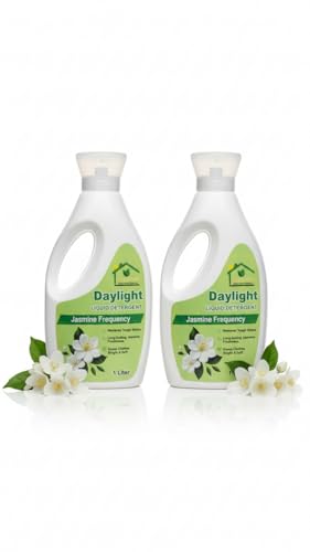 Image of Daylight India Liquid Detergent Combo Pack 2 Liter | Premium Laundry Cleaner with Jasmine Freshness | Tough on Stains, Safe on Skin