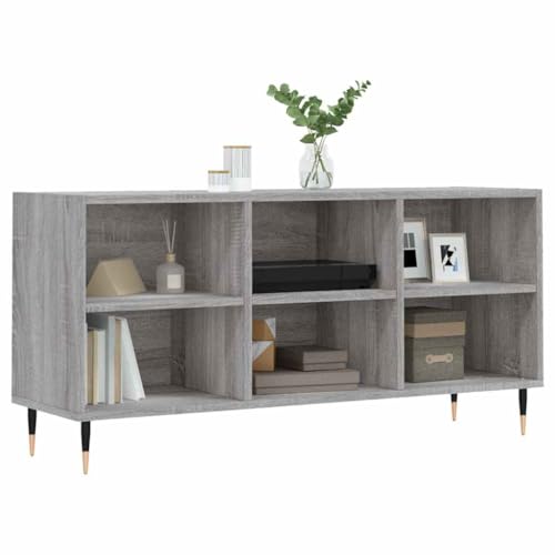 Meuble TV gris Sonoma : rangez enfin vos câbles et décodeurs avec style