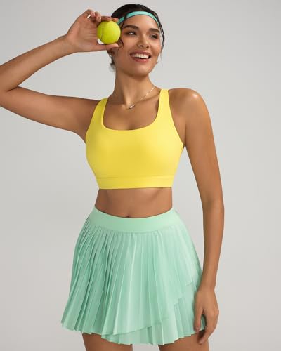 Image of RUNNING GIRL High Impact Sports Bras for Women, High Support Running Sports Bra Moulded Cup Strappy Sports Bras