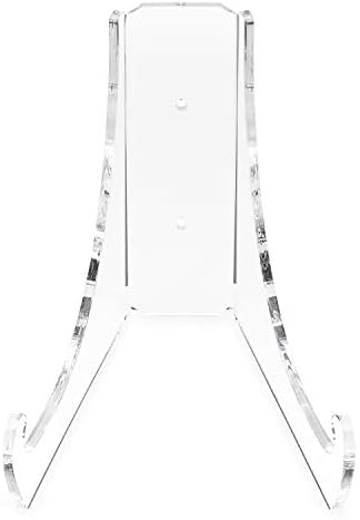 Clear Choice Bowl Acrylic Easel Stand for Bowl and Deep Dishes, 3/16 Thick | Use It to Display Personal or Business Decor, |Can be use as Countertop or Wall Mount Clear (H 4 1/2" x W 4" x D 5 3/4")