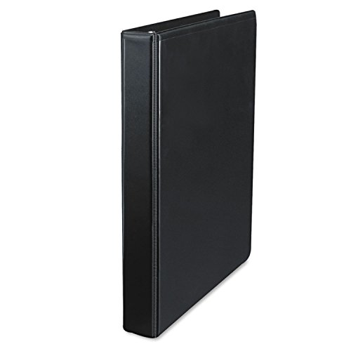 Universal-Deluxe-Round-Ring-View-Binder-1-Capacity-Black-20711