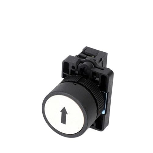Bouton-poussoir 22mm XB2-EA3341 blanc interrupteur momentané 1NO