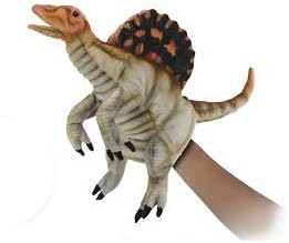 Hansa Spinosaurus Puppet Plush Toy 16 inch (7751)