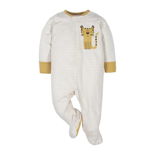 Image of Gerber Baby Boys' 4 Pack Sleep 'N Play Footie