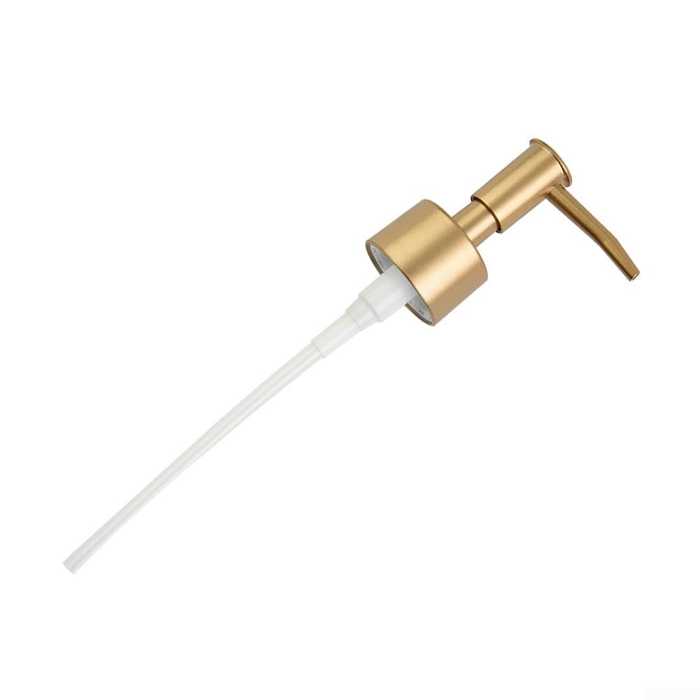 Soap Dispenser Pump Replacement, Soap and Lotion Dispenser Pump for Kitchen Bathroom Worktop Bottles(Matte Gold)