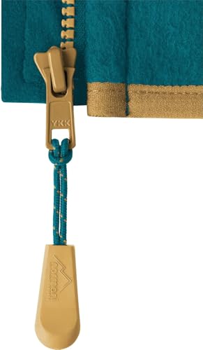 normani Kinder Fleeceweste Ärmellose Weste Strickweste Atmungsaktives Outdoor Oberteil mit Stehkragen und Seitentaschen Farbe Petrol Größe 170-176