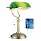 Newrays Lampe De Bureau Banquier En Verre Vert Antique Avec Luminaire Enfichable Chane  65343bd7 F243 5524 8a97 87084b104cd3