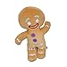 QIER Dibujos Animados Lindo Hombre De Jengibre Juguetes De Peluche Y Colgante Relleno Bebé Apaciguar Muñeca Galletas Hombre Almohada Reno para Regalo De Niños 30Cm