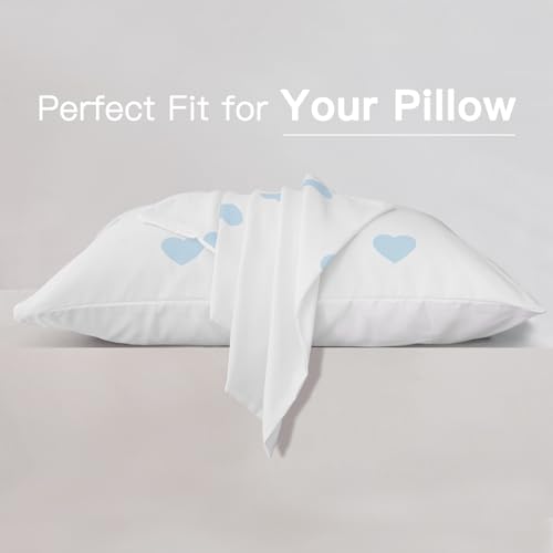 Airensky Blue Heart Pillowcase Queen thumb #2