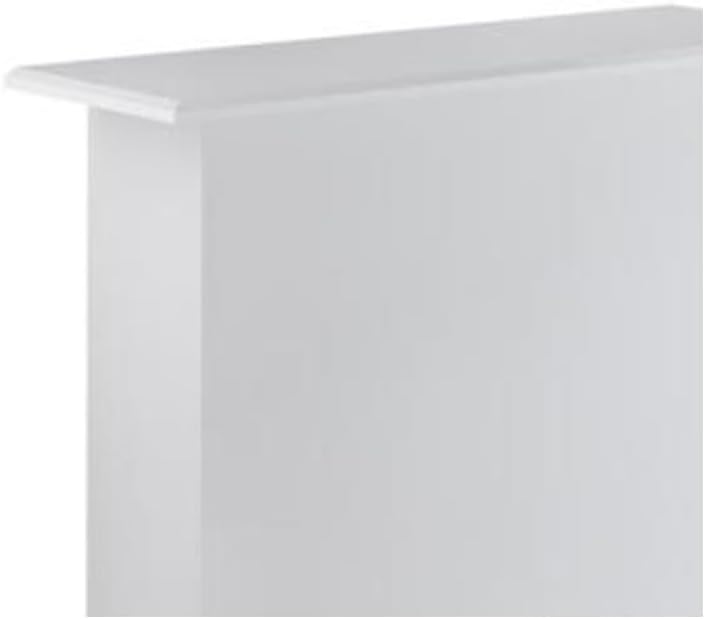 Island Interiors 47" Bar Table with Storage White High Gloss Finish Chrome Bar Support Footrest Contemporary 2 Person Seating 47 x 16 x 41