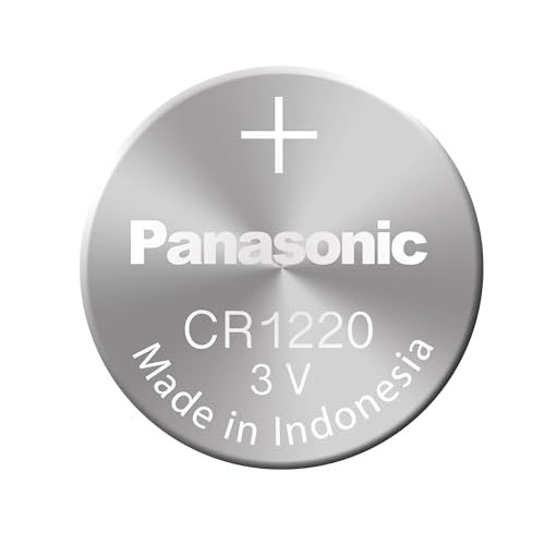 Panasonic CR 1220 Coin Shaped Lithium Battery Pack of 3 Pieces