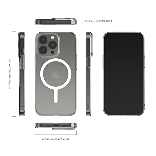 Coque iPhone 13 Pro Sinjimoru M-Airofit Basic fine et transparente pour smartphone - 6