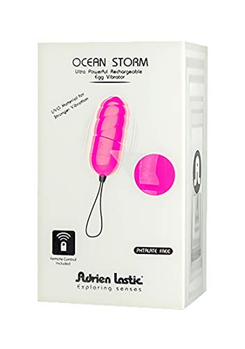 Oeuf rechargeable télécommandé LRS Ocean Storm Rose stimulateur Adrien Lastic - 2