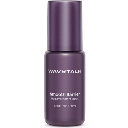Image of wavytalk Smooth Barrier Heat Protectant Spray for Hair, Thermal Protection Spray for All Hair Tools to Smooth&Hydrate, Up to 450℉ Protection, Damage Repair&Frizz Control, 1.69 Fl Oz
