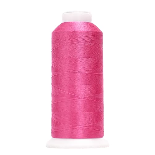 Image of High Tenacity Polyester Embroidery Machine Thread 40WT(120D /2) 4000M Per Spool for Commercial and Domestic Embroidery Machine (Pink Rose-1990)