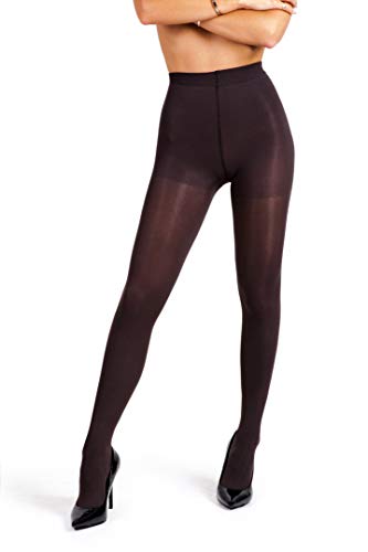 sofsy Super Opaque Tights for Women - Winter Thermal Stockings | 100 Den [Made in Italy] Coffee 3 - Medium
