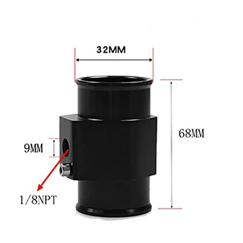 Homyl – Adaptador de mangueira de radiador com sensor de temperatura da água para carro, alumínio 28