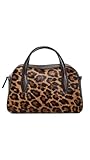 Madewell Women's The Mini Crossbody Bag in Leopard-Print Haircalf, Caramel Multi, One Size