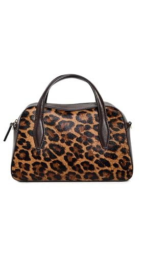 Madewell Women's The Mini Crossbody Bag in Leopard-Print Haircalf, Caramel Multi, One Size
