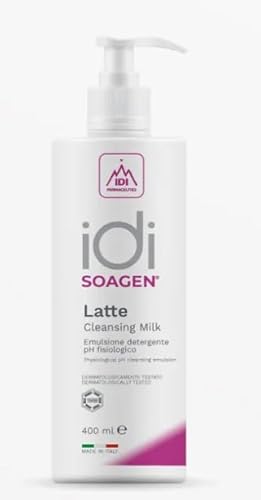 Latte Detergente Viso, Detergente Delicato per Pelli Sensibili, 400 ml,