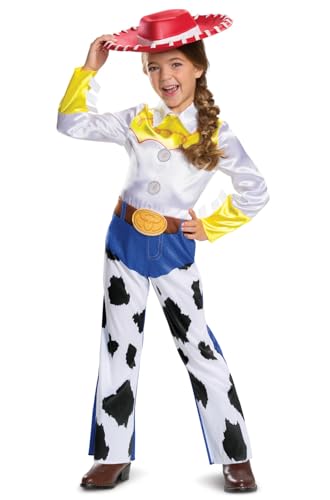Disguise Toy Story 4 Jessie Costume, Officially Licensed Toy Story 4 Costume for Girls, Small (4-6x)