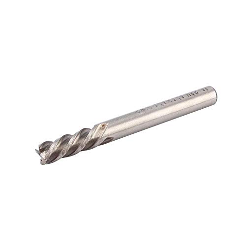 Image of Carbide Nose End Mill, 1Pc 4 Flute EndMill Straight 1 /4 inch Shank Flutes End Mills 1 /4 inch Working Cutter