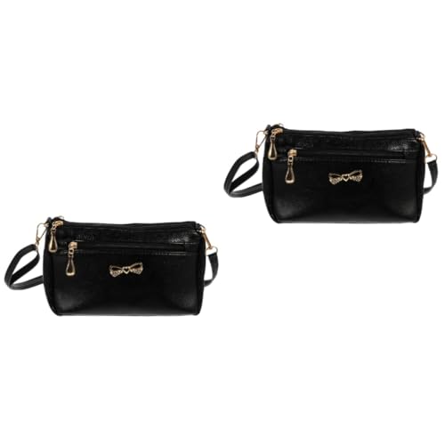 Sac à bandoulière femme à nœud noir idéal pour vos sorties urbaines chic
