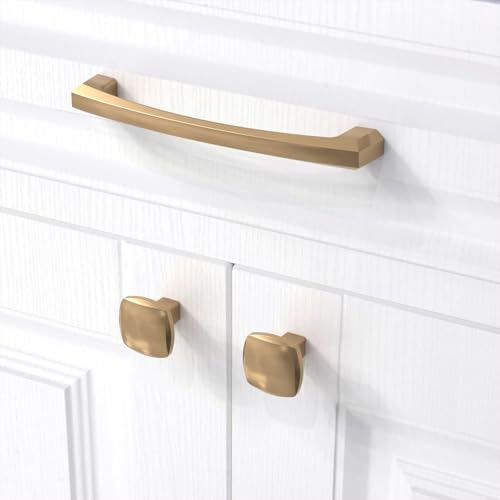 Amerdeco 10 Pack Champagne Bronze Cabinet Pulls, 6 Inch(152MM) Hole Centers, Kitchen Cabinet Handles, Drawer Pulls ZH0032 by Amerdeco - Image 3