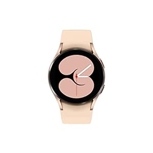 SAMSUNG Galaxy Watch 4 40mm Smartwatch with ECG Monitor Tracker for Health, Fitness, Running, Sleep Cycles, GPS Fall Detection, Bluetooth, US Version, SM-R860NZDAXAA, Pink Gold 2 311D+4LRskL. SS300