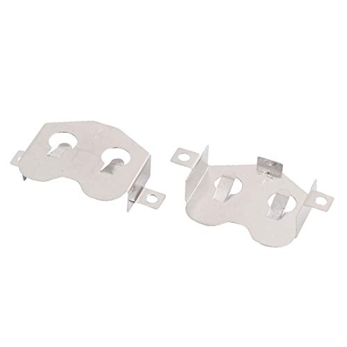 Baterías CR2477 placas metálicas tono plateado 20 piezas miniatura 2