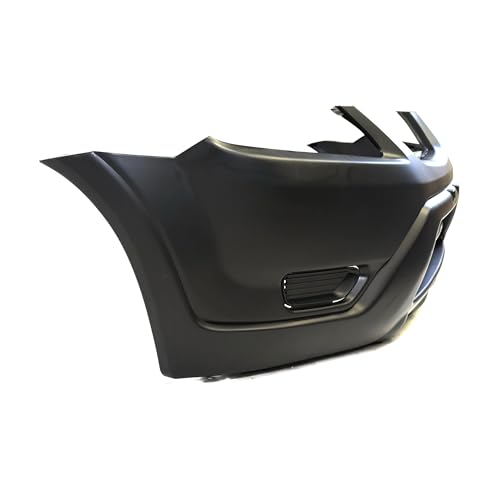 Image of FitParts Compatible with Honda CR-V 2002-2004 Front Bumper Cover | Textured, Black, Without Fog Light Holes, OEM 04711S9AA90, HO1000202